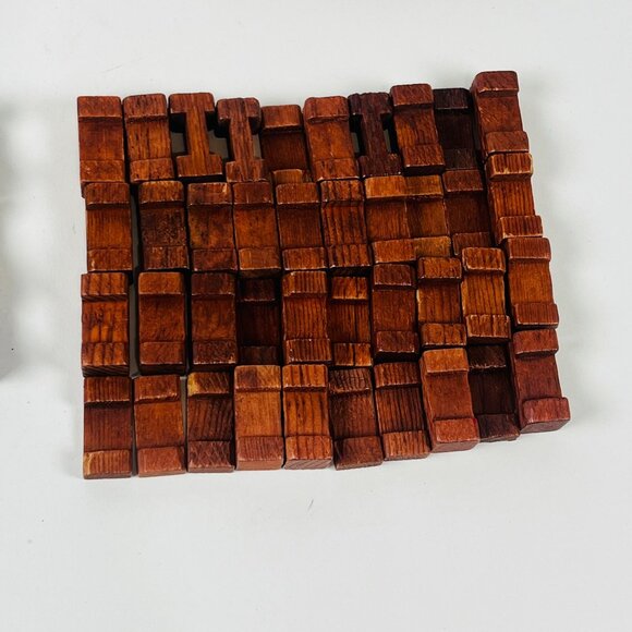 Wooden Building Blocks 96 pc Mixed Interlocking Pieces Creative Build Set - Picture 6 of 7